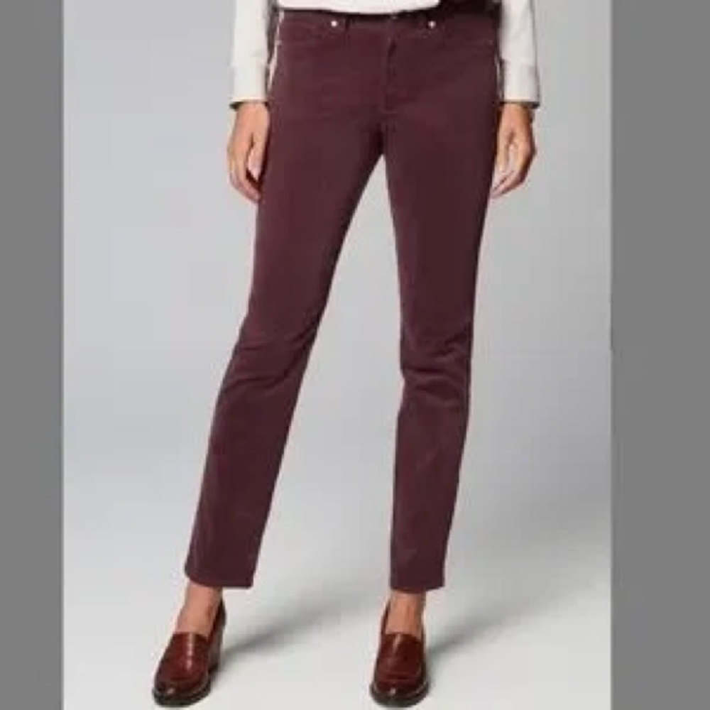 J. Jill Corduroy Pants in Deep Burgundy size 12